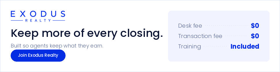 Exodus Realty — Keep more of every closing. Join Exodus.